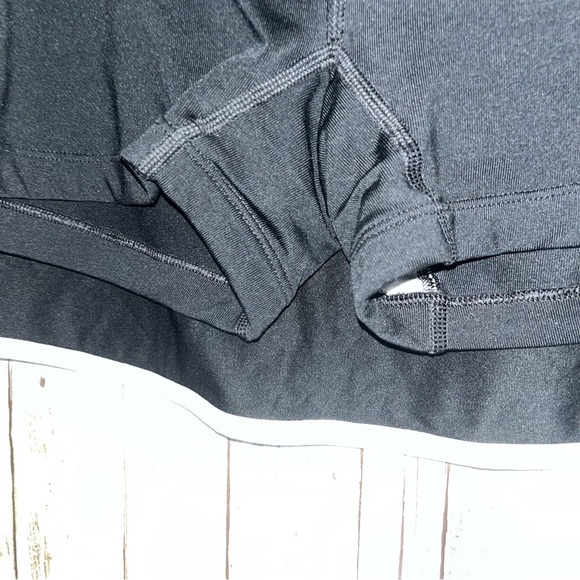 Nike Black & White Straight Tennis Skort - Picture 3 of 5